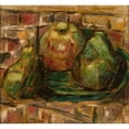 thumbnail image 2 of Tadeusz Makowski 13x12 Gold Ornate Wood Frame and Double Matted Museum Art Print Titled - Still Life with Pears (1914), 2 of 4