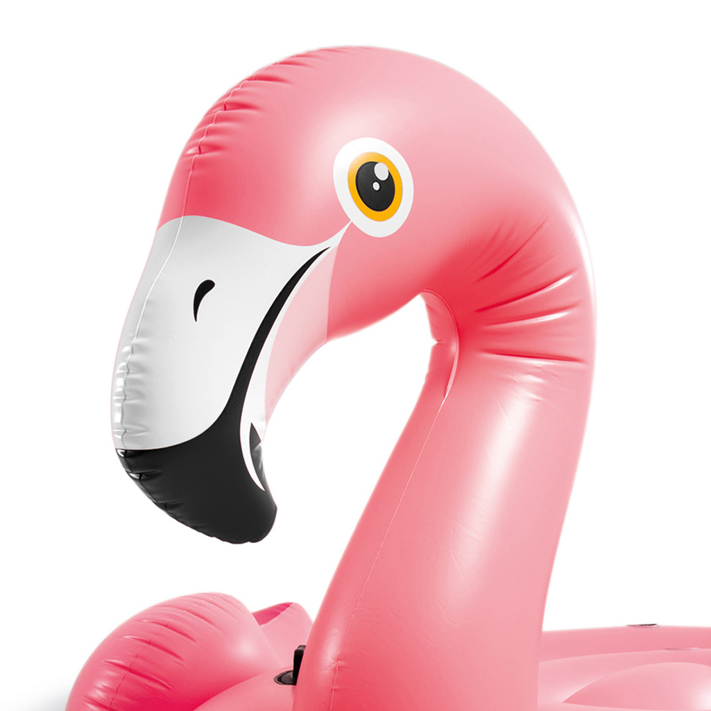 Intex Pink Vinyl Inflatable Mega Flamingo Island Pool Float - image 2 of 4