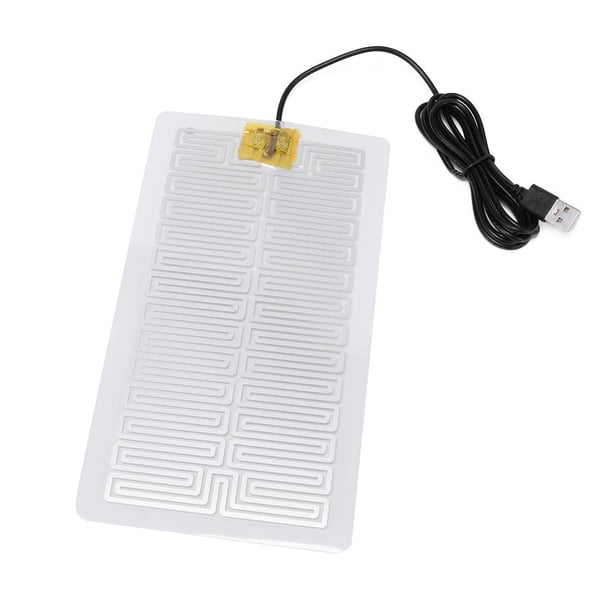 Almohadilla calefactora USB de 5V, hojas calefactoras de placa caliente Plug And Play para alfombrilla de ratón, zapatos