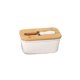 thumbnail image 1 of Billuyoard Caja de almacenamiento de mantequilla, nevera de cerámica para cocina, soporte para queso, caja Rectangular, organizador de comida para Almacenamiento y organización del hogar Blanco Billuyoard HA071108-01, 1 of 1