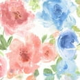 thumbnail image 3 of Morris, Kelsey 15x15 Black Modern Framed Museum Art Print Titled - Springtime Pink and Blue II, 3 of 5
