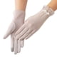 thumbnail image 5 of Guardurnaity Guantes de protección solar malla fina transpirable pantalla táctil elegante mujer mitones disfraces suministros para montar beige 2Conjunto, 5 of 6