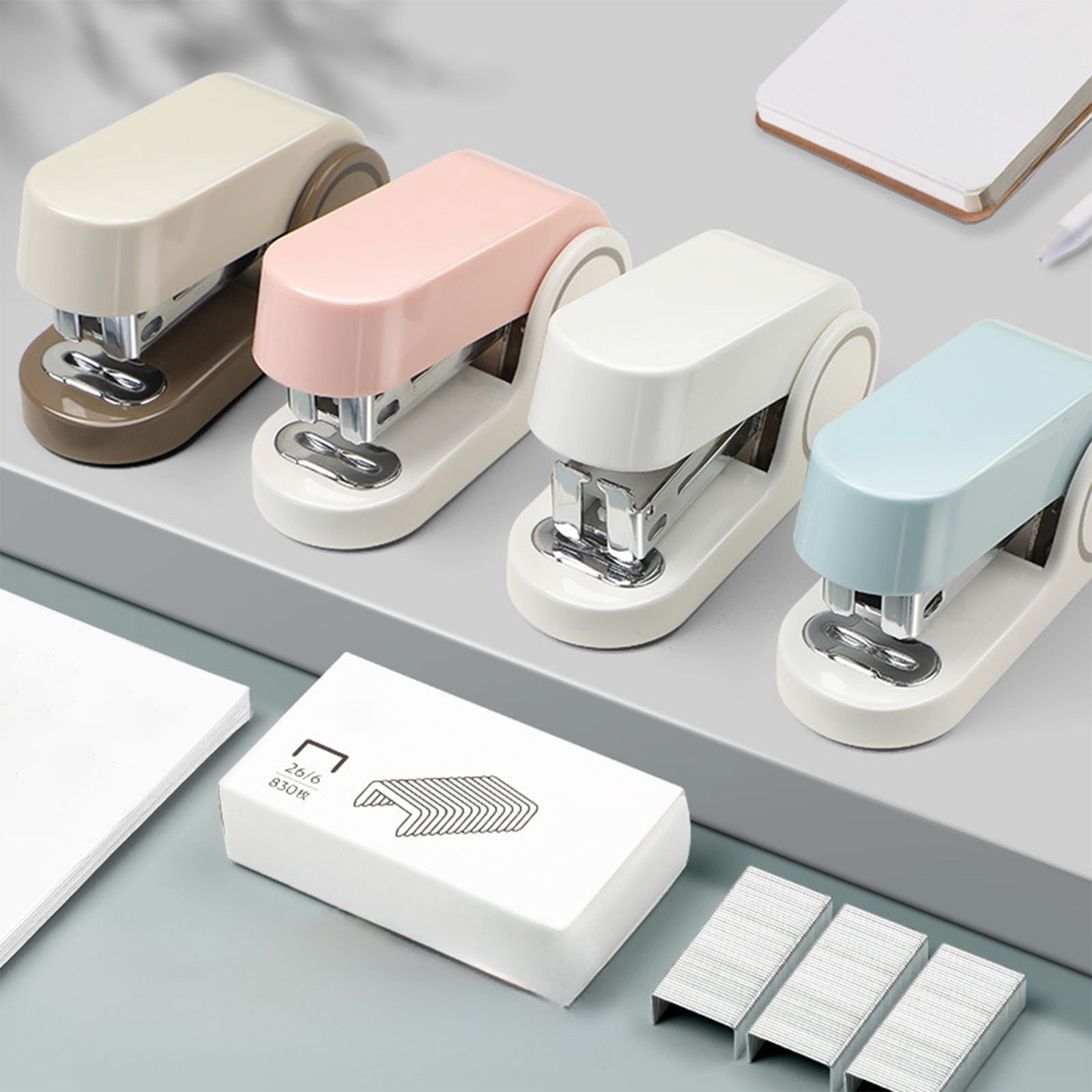 Sentmoon Small Stapler Mini Stapler Mini Stapler Compact Cute and Portable Effortless Stapling for Students and Office Use