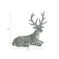 thumbnail image 3 of Disco Sitting Reindeer Décor (Silver), 3 of 3