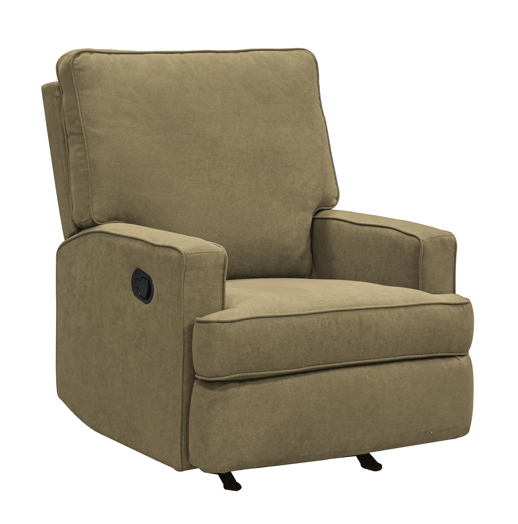 Baby Relax Salma 2-in-1 Rocker Recliner Chair, Olive Green Velvet