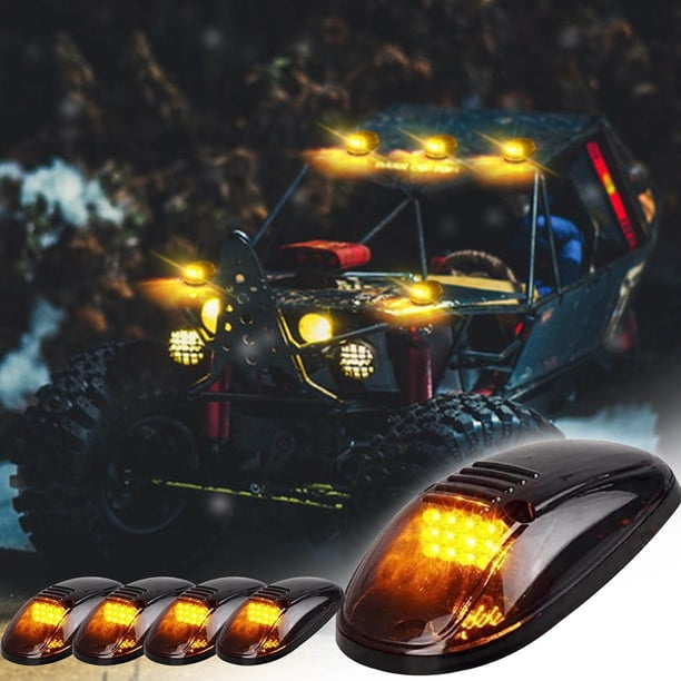 5PC Car Roof Lighting 9 Beads Vibration Sensor Truck Cab LED Lights, LED Cab Lights With Vibration Sensor, Roof Lights With Vibration Sensor, Improved Truck Cab Lights, Auto Parking Lights,