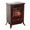 Red, variant on HOMCOM Electric Fireplace Heater, Fireplace Stove with Realistic LED Flames and Logs, and Overheating Protection, 725W/1450W, Red