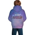 thumbnail image 2 of Ben Azelart Stay Wild Kids' Hoodie 3d Print Sweatshirt Soft Pullover Hooded With Big Pockets For Boys Or Girls Small, 2 of 8