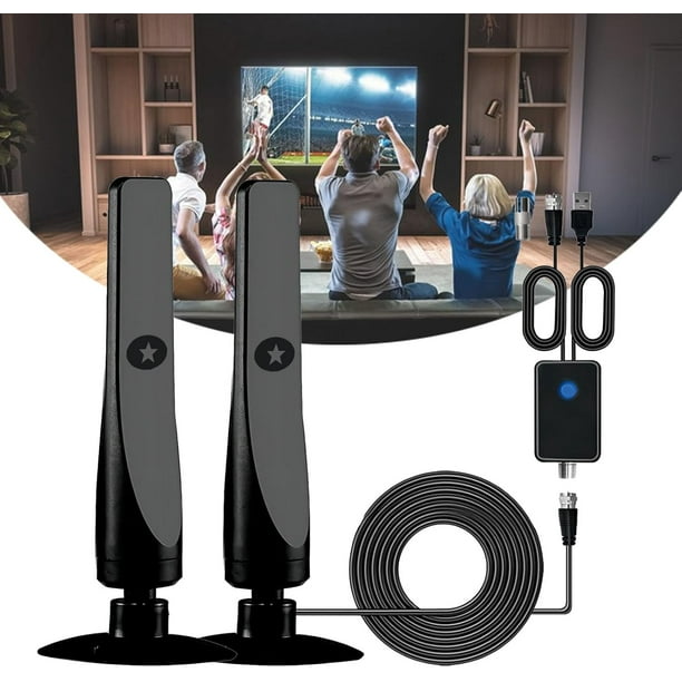 Vivoloop - Antena de TV, antena de TV Vivo Loop, antena de TV inteligente Wave Vista, antena de TV Wavevista 2025, antena digital para Smart TV interior, antena de TV para canales locales (paquete de