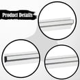 thumbnail image 5 of Rongfmy Restaurant Receipt Holder, Receipt And Order Clip Rail Made of Aluminum Alloy, Kitchen Organizer, Sliding Clock Tray for Pubs, Notes, 30cmx5.5cm, 5 of 5