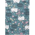 thumbnail image 2 of 60"x90" Easter Bunny Eggs Tablecloth, Waterproof Washable Polyester Square Table Cover Durable Tablecloth for Kitchen Dining Table Party Decor, 2 of 7
