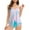 Mint Green Two-Piece Swimsuits 14, variant on up to 30% off Wycnly Two-Piece Swimsuits for Women Summer Irregular Hem Juniors Swimsuits Bathing Suits Sleeveless V-Neck Tie-Dye Print Swimwears Light Blue XL
