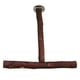 thumbnail image 3 of Percha para loros, soporte para pájaros, percha de madera para loros, accesorios para jaulas, jaula para pájaros de juguete 25cmx25cmx2.5cm, 3 of 9