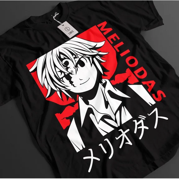 VINTAGE Seven Deadly Sins Shirt Meliodas Tshirt Ban T-Shirt Escanor Top Anime Unisex Tee