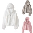 thumbnail image 3 of Fashionable Loose Fit Women's Outdoor Jacket with Sun Shielding Effect, 3 of 6