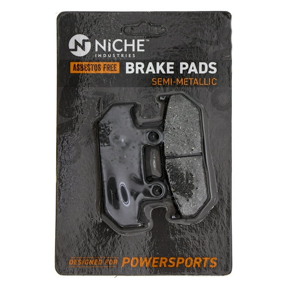 Niche Front Brake Pad Set for Honda Goldwing 1500 Semi-Metallic Motorcycle 519-KPA2394D