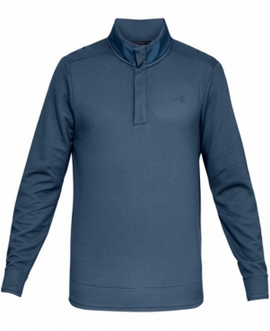 Under Armour Men Sweater Golf FleeceLined Henley Pullover 2XL