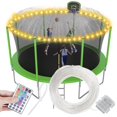 thumbnail image 3 of 39.37ft Trampoline Rim Light 4 Speeds LED Trampoline Lights 16 Changeable Color Trampoline Lights IP68 Waterproof Trampoline Rim LED Light Bright Easy to Install Battery Powered for Night, 3 of 11