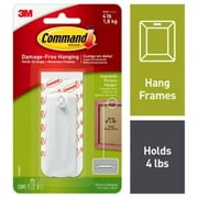 Command Sawtooth Picture Hanger w/Water Resistnt Strps 1 ea (Pack of 2)