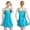 Peacock Blue, variant on FLMEI Women's Silk Nightgown Satin Sleepwear Adjustable Spaghetti Strap Nightwear V Neck Slip Dress