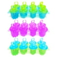 thumbnail image 2 of 2 Pack Ice Pop Maker Jewel Ring Popsicle Mold Reusable Frozen Dessert Treats DIY, 2 of 6
