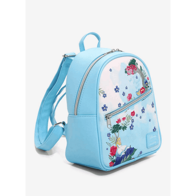 Loungefly Disney Alice in Wonderland Watercolor Mini Backpack Women s Size One size Blue
