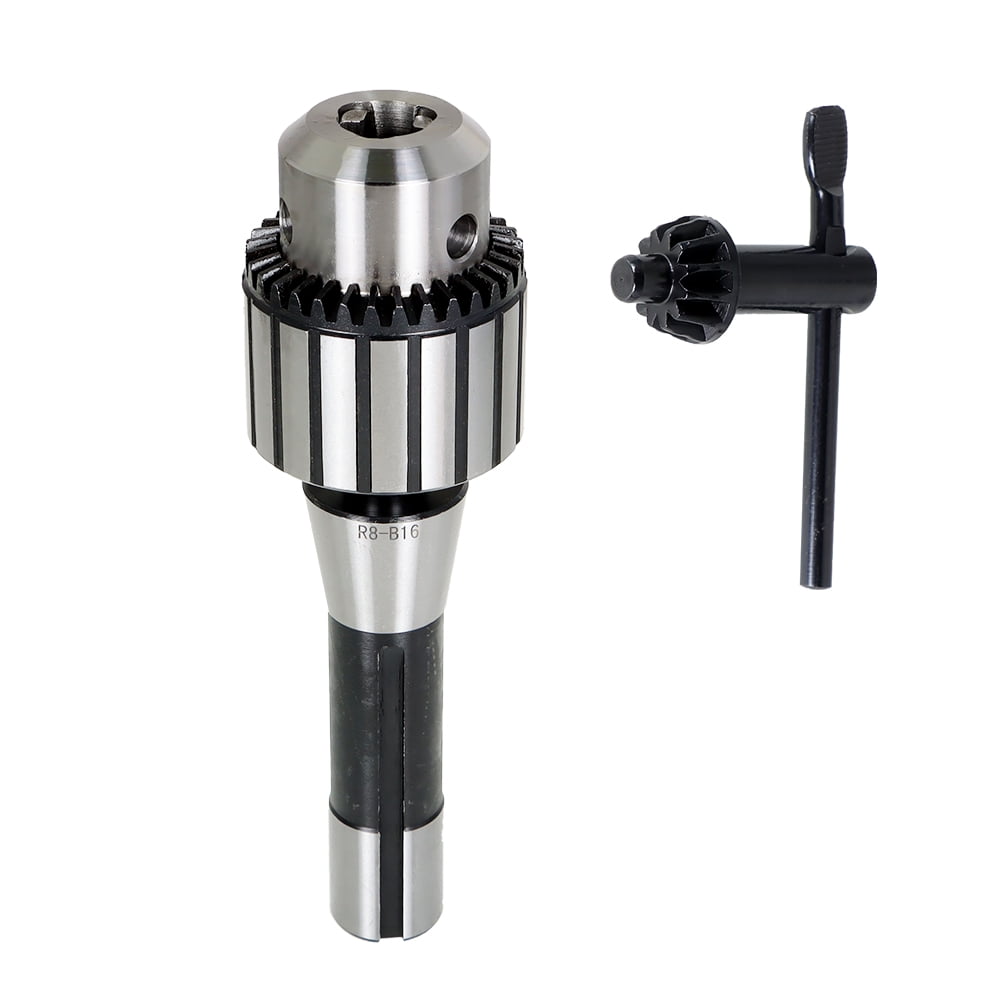 findmall Drill Chuck With R8 Shank Precision Integrated & K32 Key 1/2