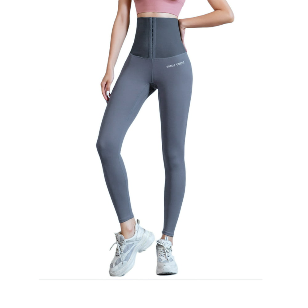 Slim Leggings Women Solid Color Fitness Workout Legging Elastic