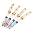 thumbnail image 1 of Fountain Pens, Fine Nib 4 Colors Piston Fountain Pen Set Transparent Pen Set for School Office, 1 of 7