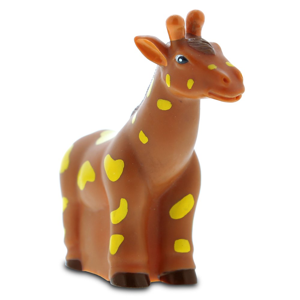 Dollibu Giraffe Rubber Bath Toy Squirter Brown Bath Buddy Fun Floater
