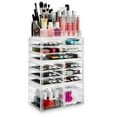 thumbnail image 3 of Organizador de maquillaje y cosméticos Casafield, vitrina para guardar joyas, juego de cajones apilables de acrílico, 3 of 7