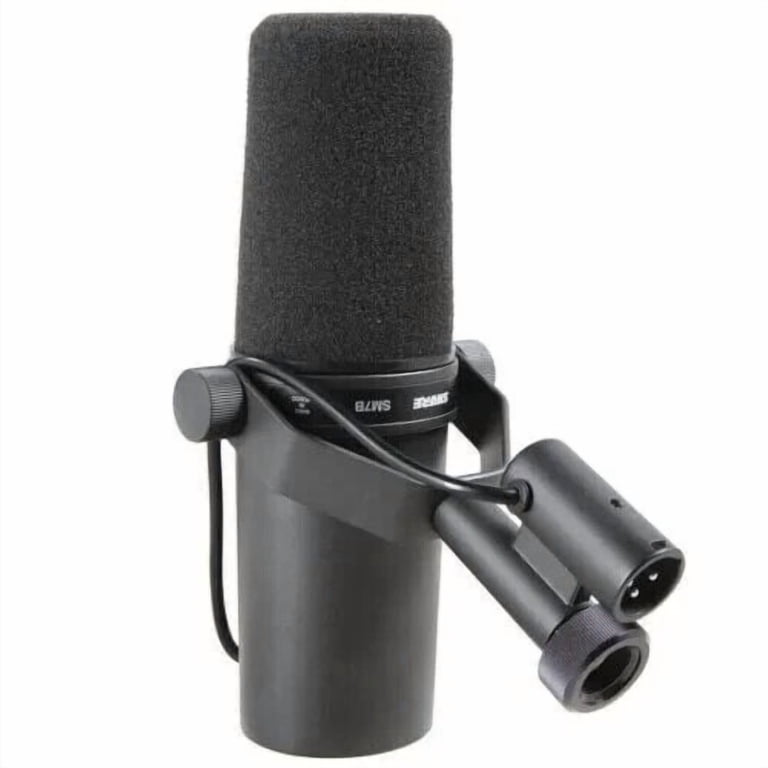 Shure SM7B Cardioid Dynamic Vocal Microphone, Black, Broadcast