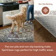 thumbnail image 3 of nuLOOM Jacquie SpinClean Machine Washable Vintage Floral Area Rug, 5' x 8', Jacquie Peach, 3 of 14