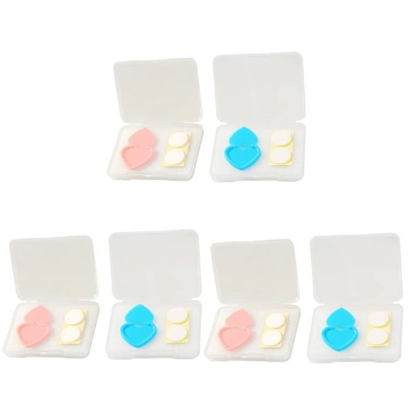 6 Pcs Cache-Bouton d'Art Diamant Ensemble de Cache-Interrupteur - Protecteur de Planche à Dessin LED en Forme de Cœur - Accessoires de Peinture