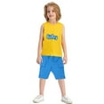 thumbnail image 3 of Kidsy Boys Casual Beach Cargo Shorts – Soft Cotton, Pull-On/Drawstring Closure, Two Pockets, Cobalt, 4, 3 of 11