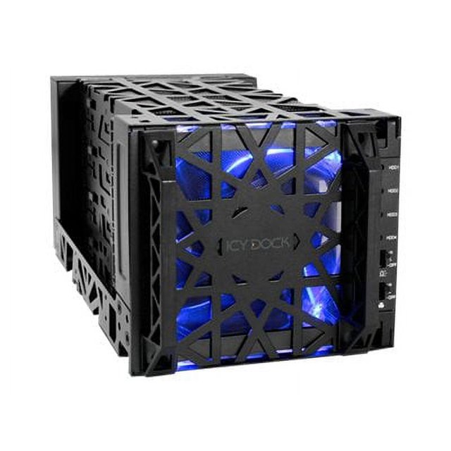 ICY Dock Black Vortex MB174U3S-4SB - Storage drive cage - 3.5" - black