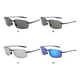 thumbnail image 3 of Minnieouse Gafas de sol deportivas para PC con protección solar de amplia aplicación antiradiación Gafas de sol sin marco de moda Piezas grises Type3 NO3, 3 of 6