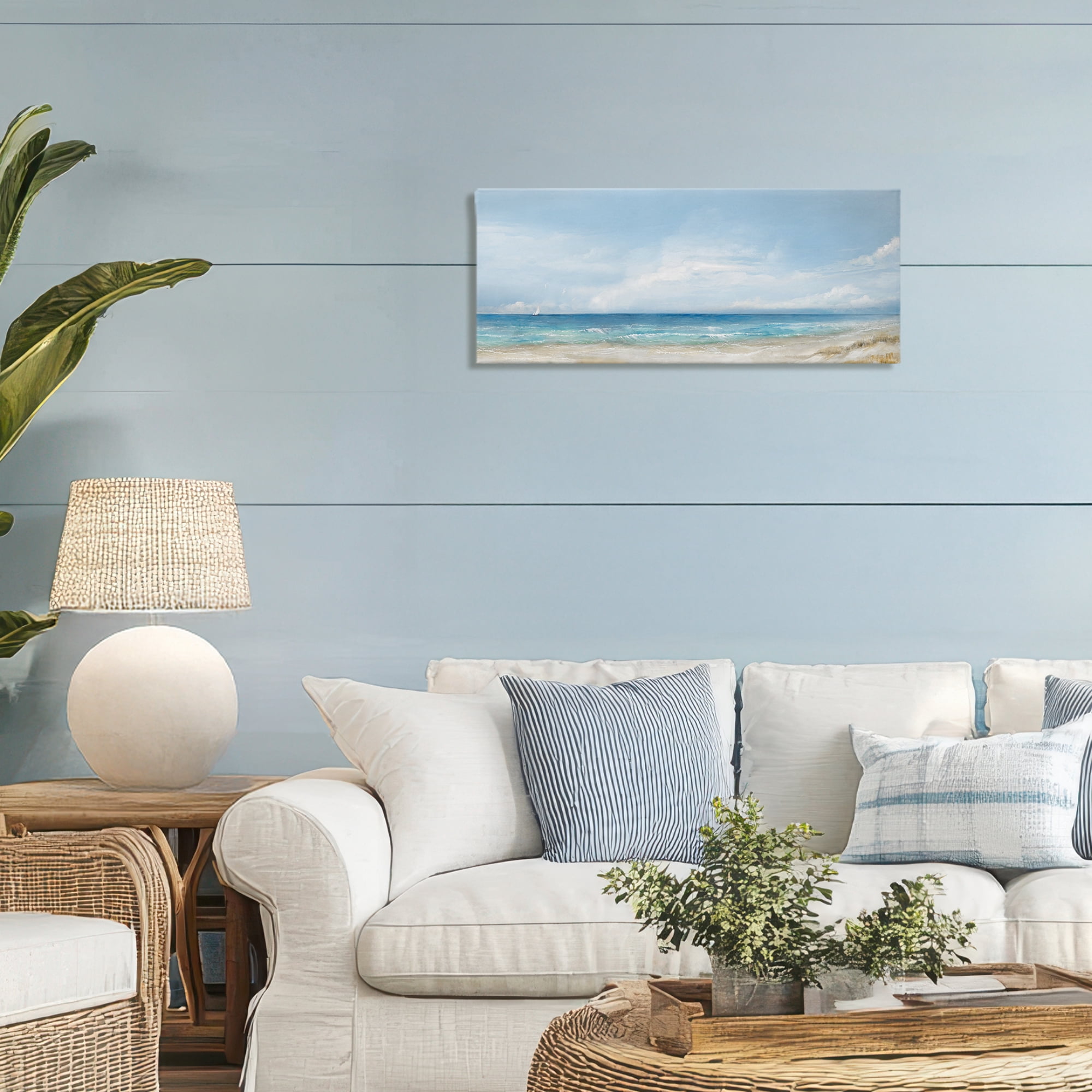 Stupell Industries Open Panoramic Sea Canvas Wall Art, design by Ruane Manning