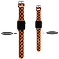 thumbnail image 2 of Compatible Con Apple Watch Negro Y Naranja 38/40/41/42/44/45 Mm Para Mujeres Y Hombres, Silicona Suave, Regalos De Halloween, Decoraciones A Cuadros, Pulsera De Repuesto Para Iwatch Series 9, 8, 7, 6,, 2 of 4