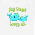 thumbnail image 4 of Inktastic My Yaya Loves Me Cute Narwhal Boys or Girls Baby Bodysuit, 4 of 5