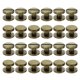 thumbnail image 1 of Tornillos Chicago M4x4mm, 25 juegos de tornillos Chicago de latón con ranura para encuadernación, remaches para cinturones de cuero, álbumes de fotos, bronce, 1 of 7