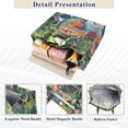 thumbnail image 3 of FORMRS Womens Corduroy Tote Bag Crossbody Shoulder Handbag with Pocket, Art Goldfish Bowl, 3 of 7