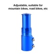 thumbnail image 4 of Eigraketly Vástago de bicicleta de montaña, extensor de manillar de bicicleta de carretera portátil, pieza de modificación ajustable, mantenimiento de Ciclismo Azul Eigraketly OD022420-02, 4 of 6