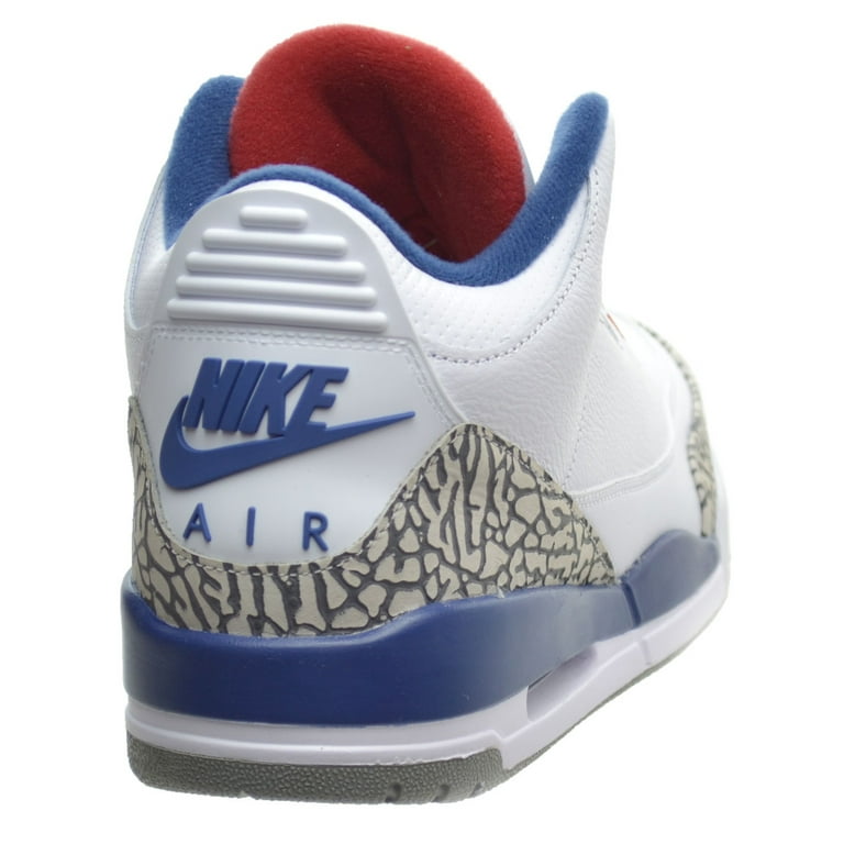 Air Jordan 3 Retro OG Men's Shoes White/Fire Red/True Blue 854262