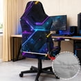 thumbnail image 6 of Whosucclay Sci-fi Line Print Office Computer Game Chair Slipcovers with Armrest Covers Stretchy Polyester Spandex Covers for Reclining Racing Gaming Gaming Chairs (No Chair), 6 of 8