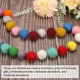 thumbnail image 5 of Wool Felt Balls Beads Woolen Fabric 2cm 20mm Purple for Home Crafts 10Pcs, 5 of 5