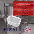 thumbnail image 4 of Miroil | Solo bolsa de filtro para freidora RB5FS | Bolsa de filtro MirOil EZ Flow | Parte 12751| Uso para filtrar aceite para freír | Adecuado para aceite de pulido de 40 lb o 50 cuartos | Durable Fá, 4 of 5
