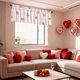 thumbnail image 4 of Uuiauoio Valentine's Day Short Curtain Love Heart Kitchen Valance for Window Valentines Day Small Window Treatment Rod Pocket Cafe Valance for Dining Room Bedroom Decor, 4 of 6