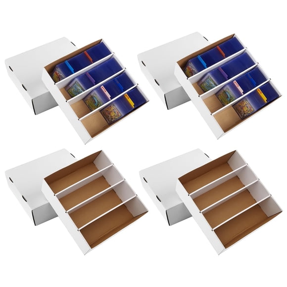 Caja de cartón para guardar tarjetas deportivas, 3120 unidades, 4 unidades