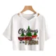 thumbnail image 1 of Camiseta de árbol de leopardo de Reno para mujer, ropa de Navidad, Tops cortos de Feliz Navidad, camiseta gótica Harajuku, camiseta de Mange de Año Nuevo, 1 of 5